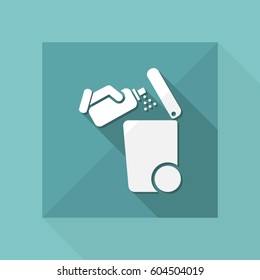 Separate waste collection icon