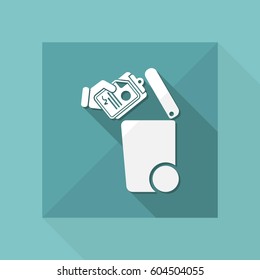 Separate waste collection icon