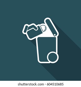Separate waste collection icon