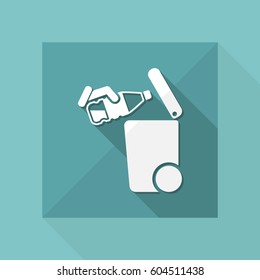Separate waste collection icon