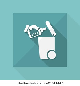 Separate waste collection icon