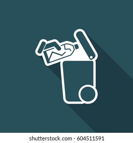 Separate waste collection icon
