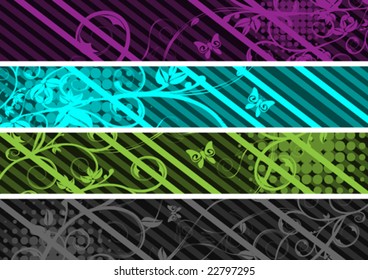 separated banners