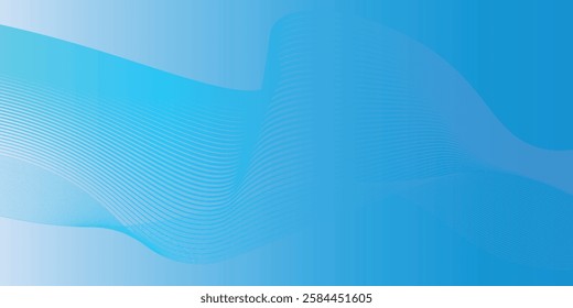 Separator, header, modern wave divider shape vector illustration