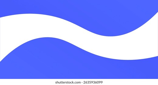 Separator, header, modern wave divider shape vector illustration