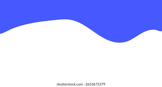 Separador, cabeçalho, ilustração de vetor de forma de divisor de onda moderno