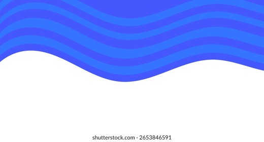 Separator, header, modern wave divider shape vector illustration. modern trendy design, bussines, banner