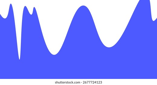 Separador, cabeçalho, ilustração vetorial de forma divisor de onda moderna eps10