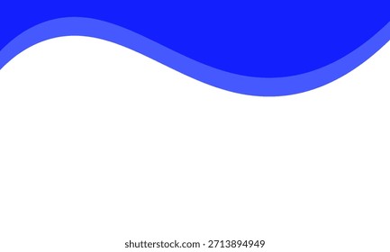 Separador, cabecera, Ilustración vectorial moderna de la forma del divisor de la onda