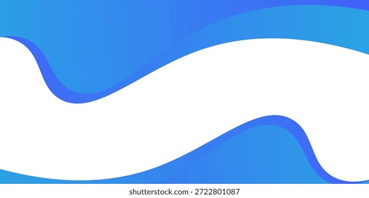 Separador, cabecera, Ilustración vectorial moderna de la forma del divisor de la onda