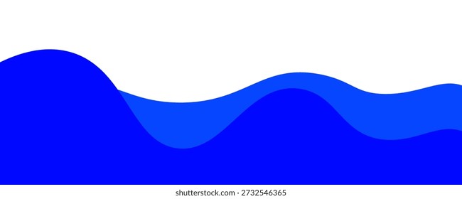 Separador, cabeçalho, ilustração de vetor de forma de divisor de onda moderno