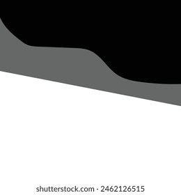 Separator shape for website. Curve Lines and Wave divider for Top or Bottom Page. Frame of header. separator header for website and apps. 