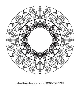 especialmente Mandala en forma de patrón circular con el último arte