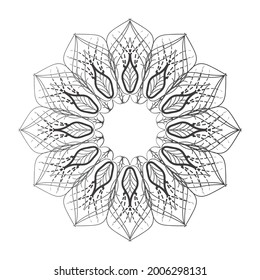 sepecialy Mandala shaped circular pattern with the latest art