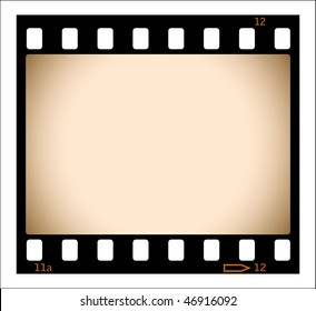 Sepia film strip illustration
