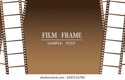 Sepia alte Film-Illustration Rahmen Hintergrund Material