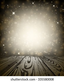 Sepia shining background. Vector paper illustration.