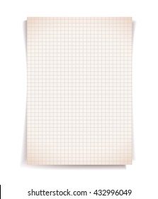 Sepia squared notebook paper 