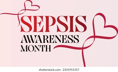 Sepsis awareness month observed each year during September . Vector illustration on the theme of .