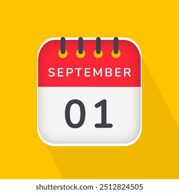 September 01 - Daily Calendar Icon
