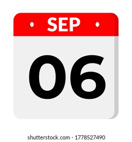 september 06 - calendar icon