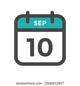 September 10 Calendar Day or Calender Date for Deadline or Appointment