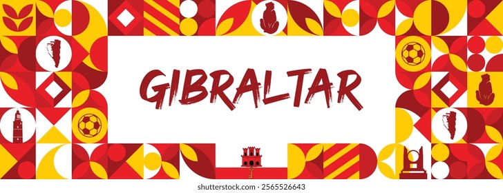 September 10, National day of Gibraltar vector illustration. Suitable for greeting card, poster and banner.
