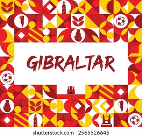 September 10, National day of Gibraltar vector illustration. Suitable for greeting card, poster and banner.
