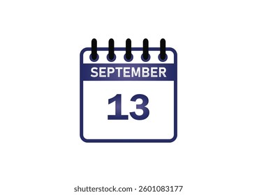 September 13 Calendar Icon – Important Dates and Events