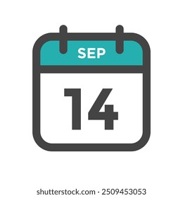 September 14 Calendar Day or Calender Date for Deadline or Appointment