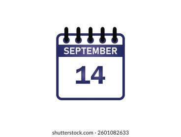 September 14 Calendar Icon – Key Dates and Events