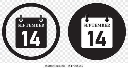 14 de septiembre Concept Design. Ilustración vectorial. EPS 10.