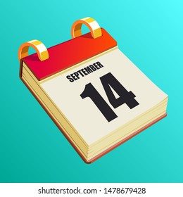 September 14 on Red Calendar