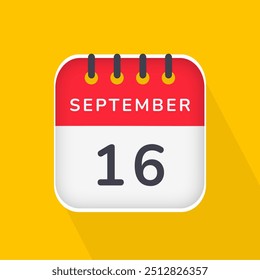 September 16 - Daily Calendar Icon