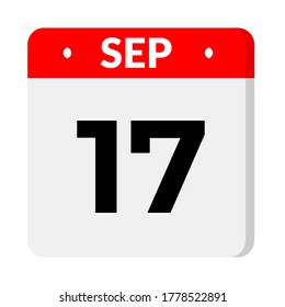 september 17 - calender icon