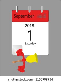 September 1st calendar