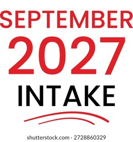 Estudo de anúncio de entrada de setembro de 2027 no exterior