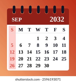 September 2032. Mix of autumn hues and school season, symbolizing knowledge, preparation, and the excitement of new beginnings.