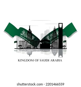 September 23 National Day of Saudi Arabia. Translation: Your glory may last forever my homeland, a statement for Saudi Arabia Independence Day.
