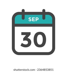 September 30 Calendar Day or Calender Date for Deadline or Appointment