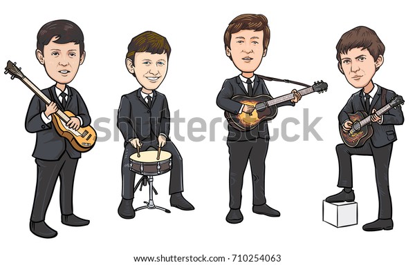 September 6 17 Vector Illustration Beatles のベクター画像素材 ロイヤリティフリー