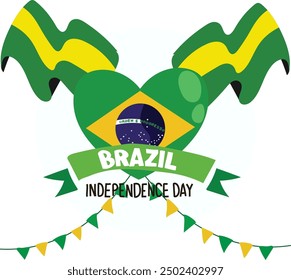 september 7 is brazil independece day vector illustration. 
Good for banner, poster, greeting card, party card, invitation, template, advertising, campaign, and social media. 
