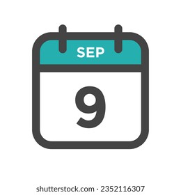 September 9 Calendar Day or Calender Date for Deadline or Appointment