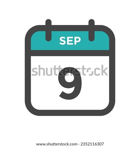 September 9 Calendar Day or Calender Date for Deadline or Appointment