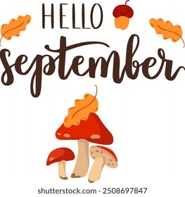 september, autumn, leaves are falling