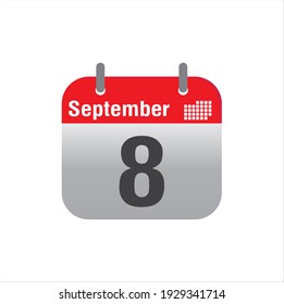 September Calendar Icon design vector
