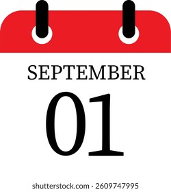 September calendar icon.Agenda plan, May month schedule calendar and Time planner.Meeting appointment time.Calendar Event schedule date.calendar date icon on white background.