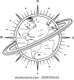 September Equinox design of illustration