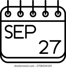 Icono de septiembre para su proyecto