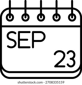 Icono de septiembre para su proyecto